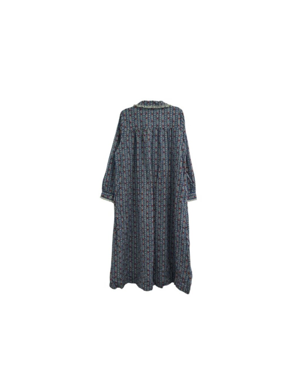 NWT Lanz of Salzburg Classic Tyrolean Stripe Flannel Nightgown Sz M CL5616839 - Picture 3 of 10